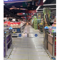 北京超市單向進(jìn)出口器/超市單向門(mén)/超市自動(dòng)感應(yīng)門(mén)/超市禁行器