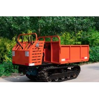 山體斜坡自卸式履帶運輸車 多功能翻斗車 小型農(nóng)用運輸車