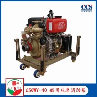 65CWY-40船用CWY系列柴油機應(yīng)急消防泵帶CCS
